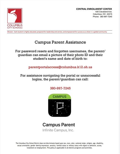 Parent Portal Flyer - English